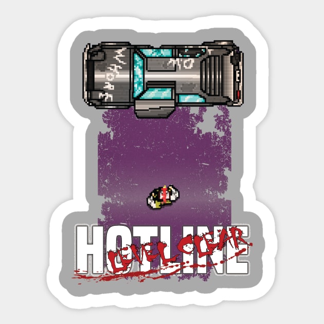 Level Clear Sticker by The Metafox Crew Shop
